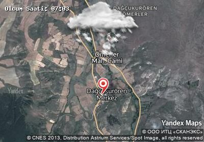 Dağçukurören bugünkü hava durumu haritası