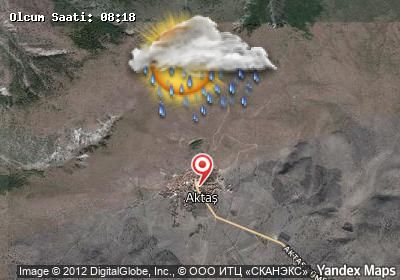 Aktaş bugünkü hava durumu haritası