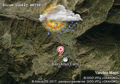 Balcı bugünkü hava durumu haritası