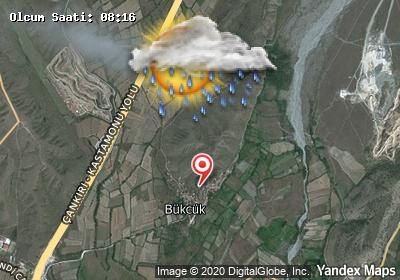 Bükcük bugünkü hava durumu haritası