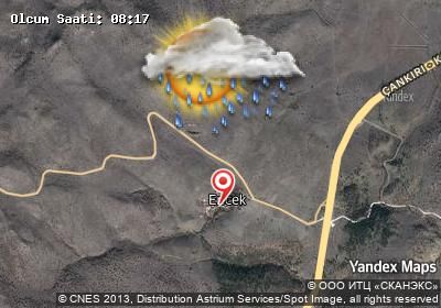 Ericek bugünkü hava durumu haritası