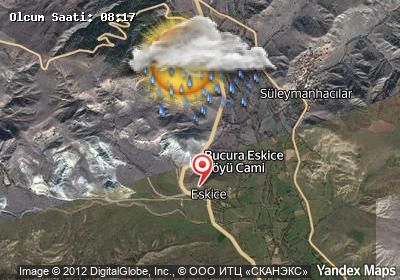 Eskice bugünkü hava durumu haritası