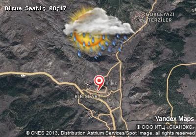 Kırışlar bugünkü hava durumu haritası