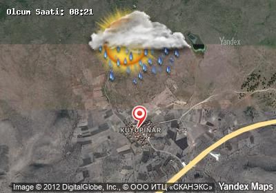 Kuyupınar bugünkü hava durumu haritası