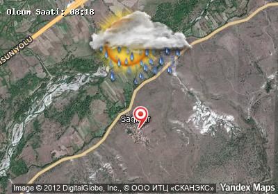 Sağırlar bugünkü hava durumu haritası