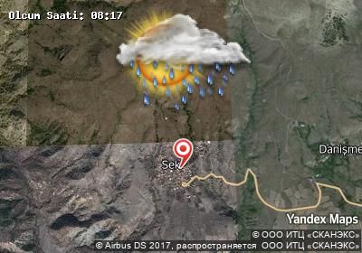 Seki bugünkü hava durumu haritası