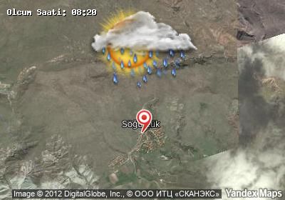Söğütcük bugünkü hava durumu haritası