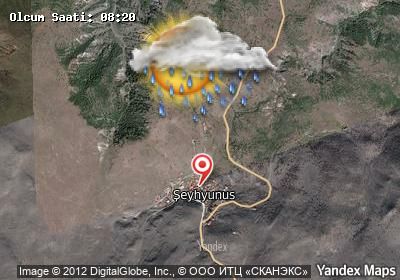 Şeyhyunus bugünkü hava durumu haritası