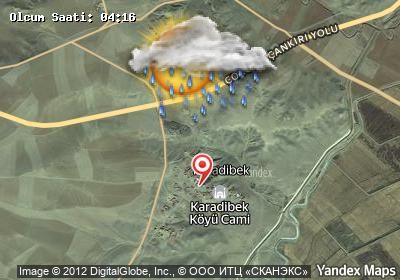 Karadibek bugünkü hava durumu haritası
