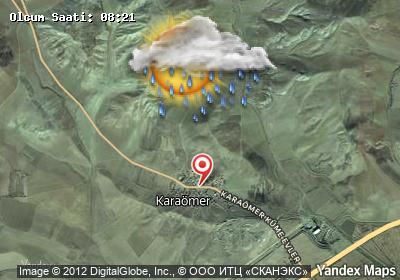 Karaömer bugünkü hava durumu haritası