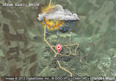 Kemallı bugünkü hava durumu haritası