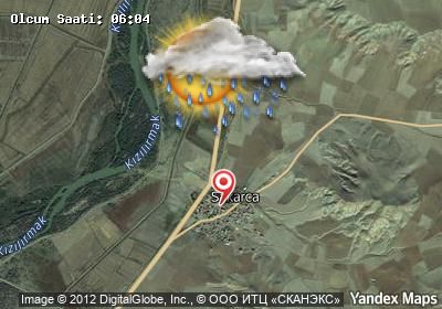 Sakarca bugünkü hava durumu haritası