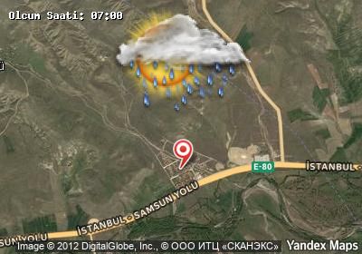 Ağılözü bugünkü hava durumu haritası