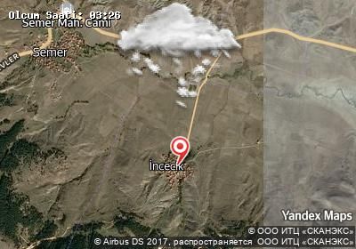 İncecik bugünkü hava durumu haritası