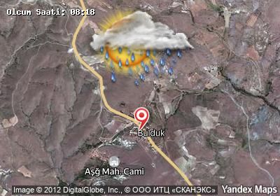 Bulduk bugünkü hava durumu haritası