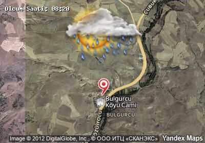 Bulgurcu bugünkü hava durumu haritası