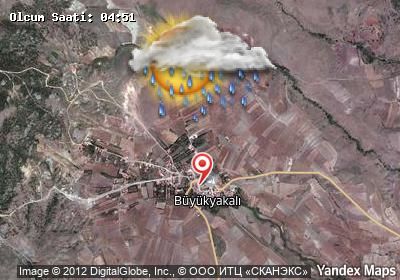 Büyükyakalı bugünkü hava durumu haritası