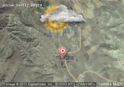 Karahacı bugünkü hava durumu haritası