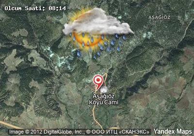 Aşağıöz bugünkü hava durumu haritası