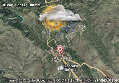 Balıbıdık bugünkü hava durumu haritası