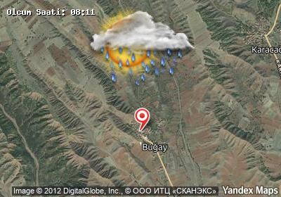 Buğay bugünkü hava durumu haritası