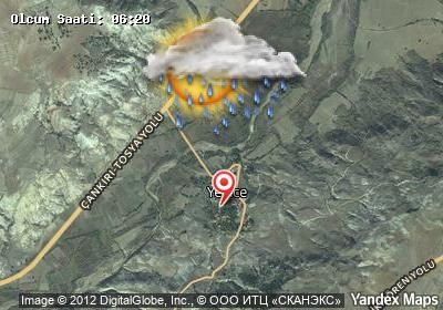 Yenice bugünkü hava durumu haritası