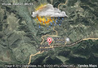 Yukarıöz bugünkü hava durumu haritası