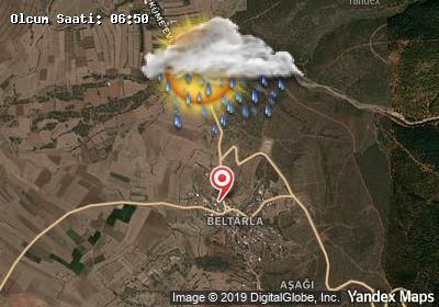 Aşağı Beltarla bugünkü hava durumu haritası