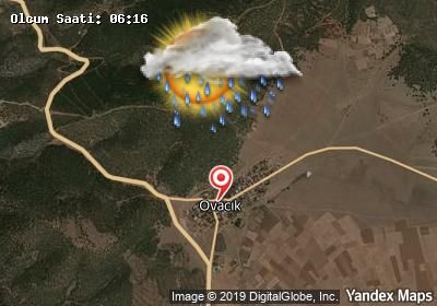Ovacık bugünkü hava durumu haritası