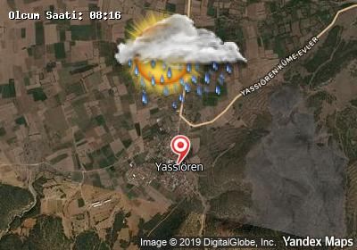 Yassıören bugünkü hava durumu haritası